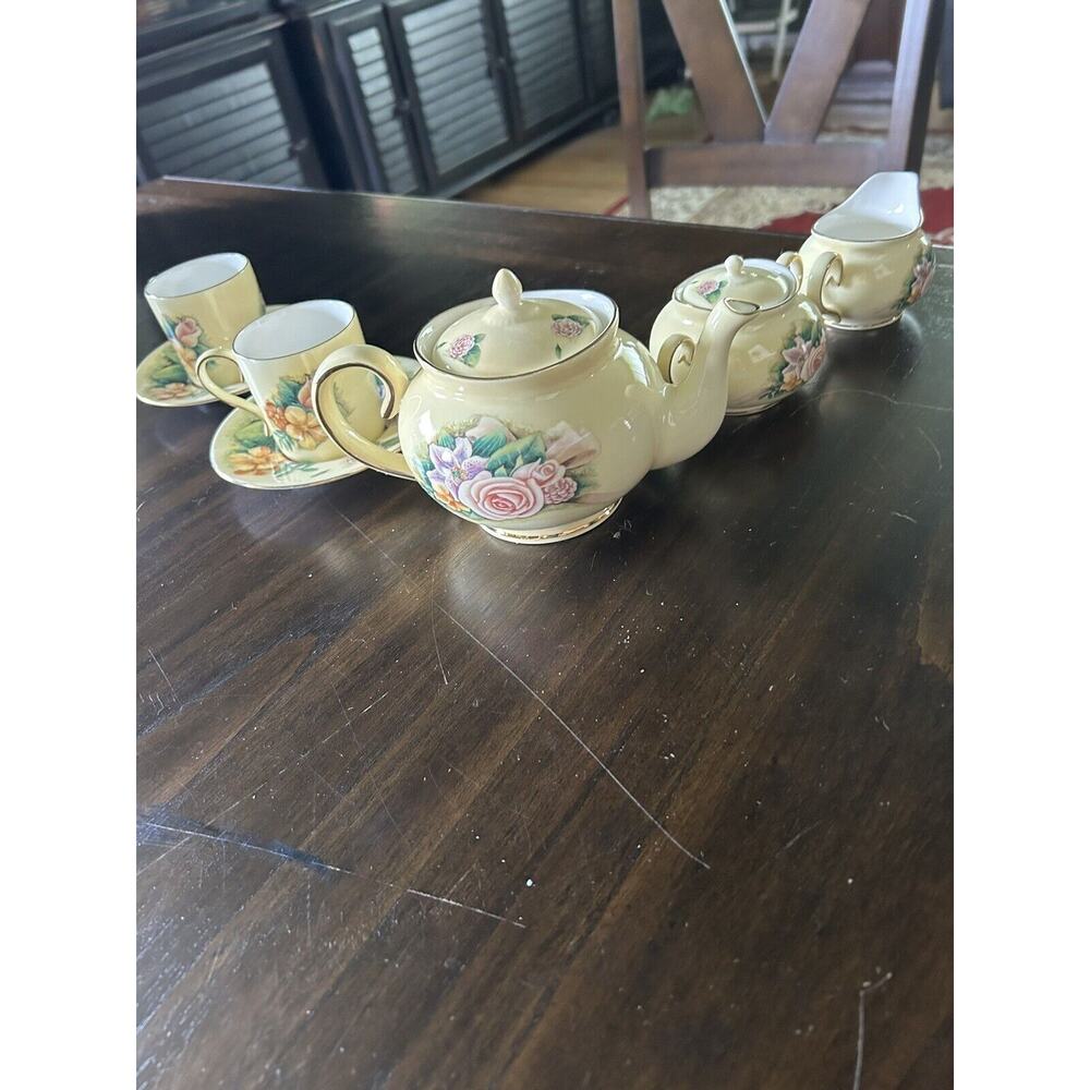 tea set for two 1970 - 2002 Fine Bone China